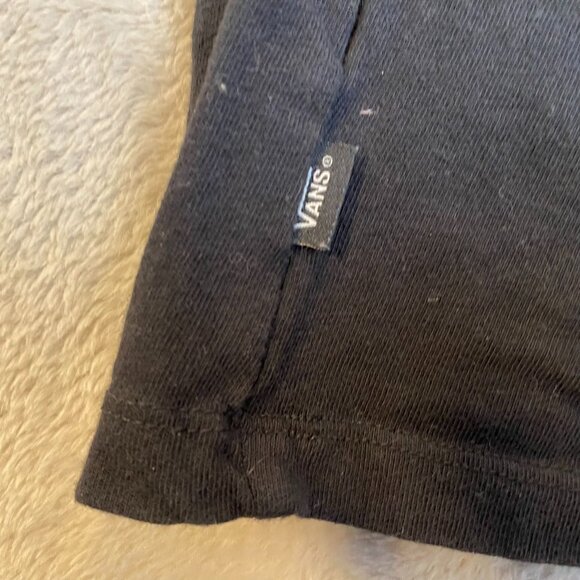 Vans Mens T-Shirt Medium Short Sleeve Black Off The Wall Graphic Tee Casual - Picture 7 of 8